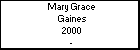 Mary Grace Gaines