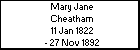 Mary Jane Cheatham