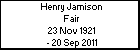 Henry Jamison Fair