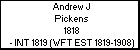 Andrew J Pickens