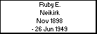 Ruby E. Neikirk