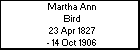 Martha Ann Bird