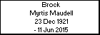 Brock Myrtis Maudell