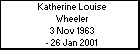 Katherine Louise Wheeler