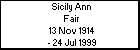 Sicily Ann Fair