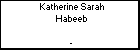 Katherine Sarah Habeeb
