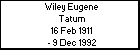 Wiley Eugene Tatum