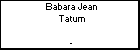 Babara Jean Tatum