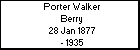 Porter Walker Berry