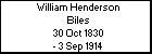 William Henderson Biles