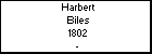 Harbert Biles