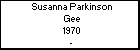 Susanna Parkinson Gee