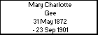 Mary Charlotte Gee