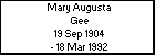 Mary Augusta Gee