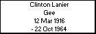 Clinton Lanier Gee