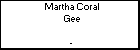 Martha Coral Gee