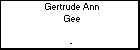 Gertrude Ann Gee