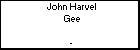 John Harvel Gee