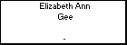 Elizabeth Ann Gee