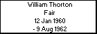 William Thorton Fair