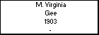 M. Virginia Gee