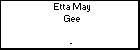Etta May Gee