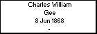 Charles William Gee