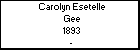 Carolyn Esetelle Gee